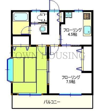 ビアン奥沢IIの物件間取画像